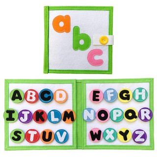 Sách vải cho bé chủ đề chữ cái tiếng Anh kích thước 20cm x 20cm tiêu chuẩn Châu Âu