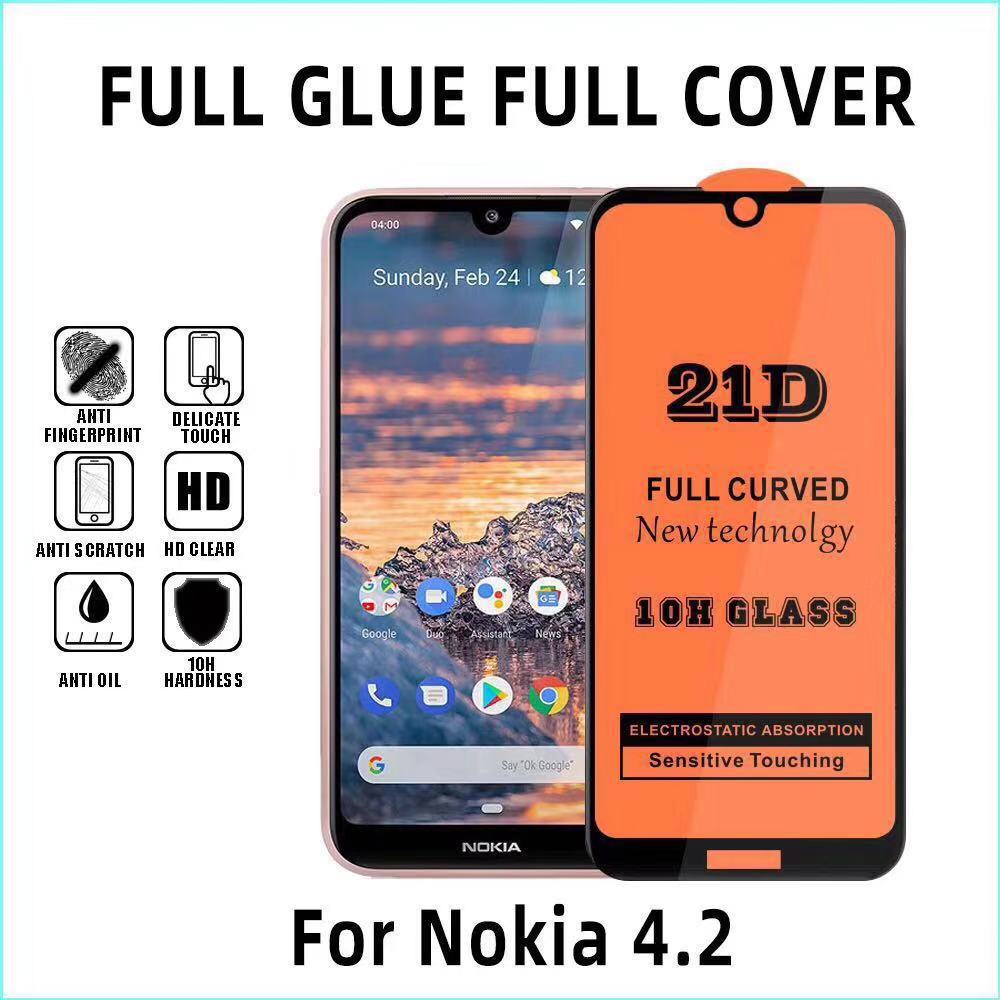 Kính Cường Lực Bảo Vệ Màn Hình Toàn Diện 3.2 Cho Nokia 3.1 5.1 6.1 PLUS 7.2 8.1 8 PLUS