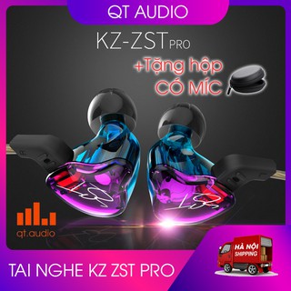 Tai nghe kz zst pro chính hãng,có mic,tặng hộp