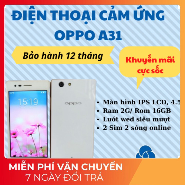 [Sỉ] điện thoại Oppo Neo5 A31 2sim Ram 1G/8G Chính hãng, chiến PUBG/Liên Quân TikTok FB Zalo ngon