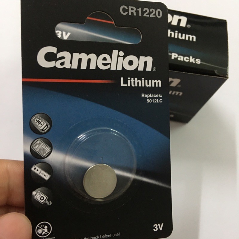 Pin CR1220 Camelion Lithium 3V Vỉ 1 Viên