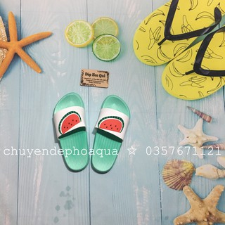 [Sẵn SLL] Dép trái cây Dưa hấu 36-40