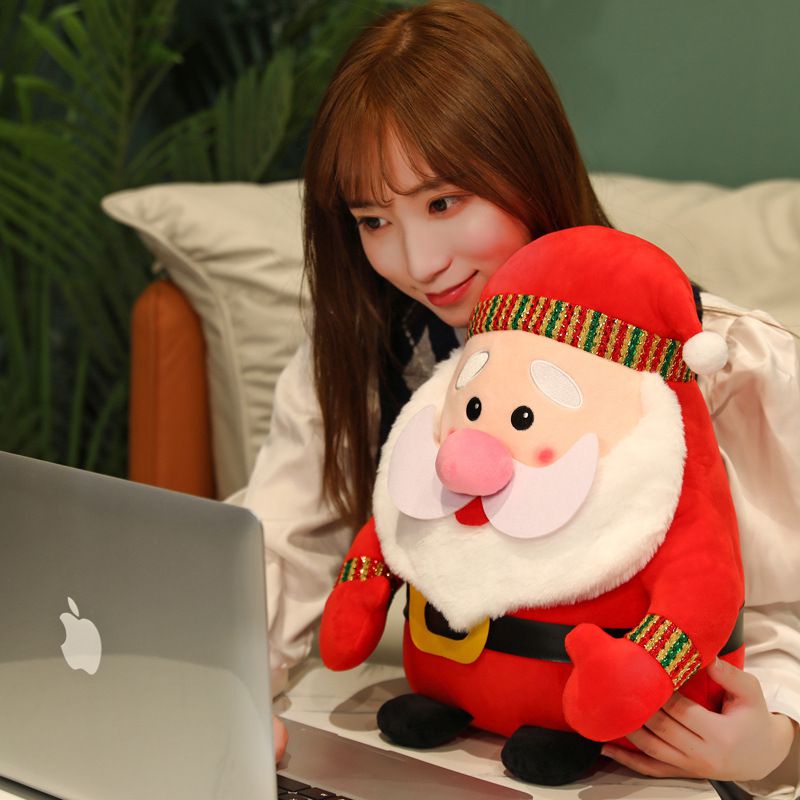 【Ready Stock！！！】Santa Claus Christmas Stuffed Toy Doll Merry Christmas Home Decor Elk Deer Toys