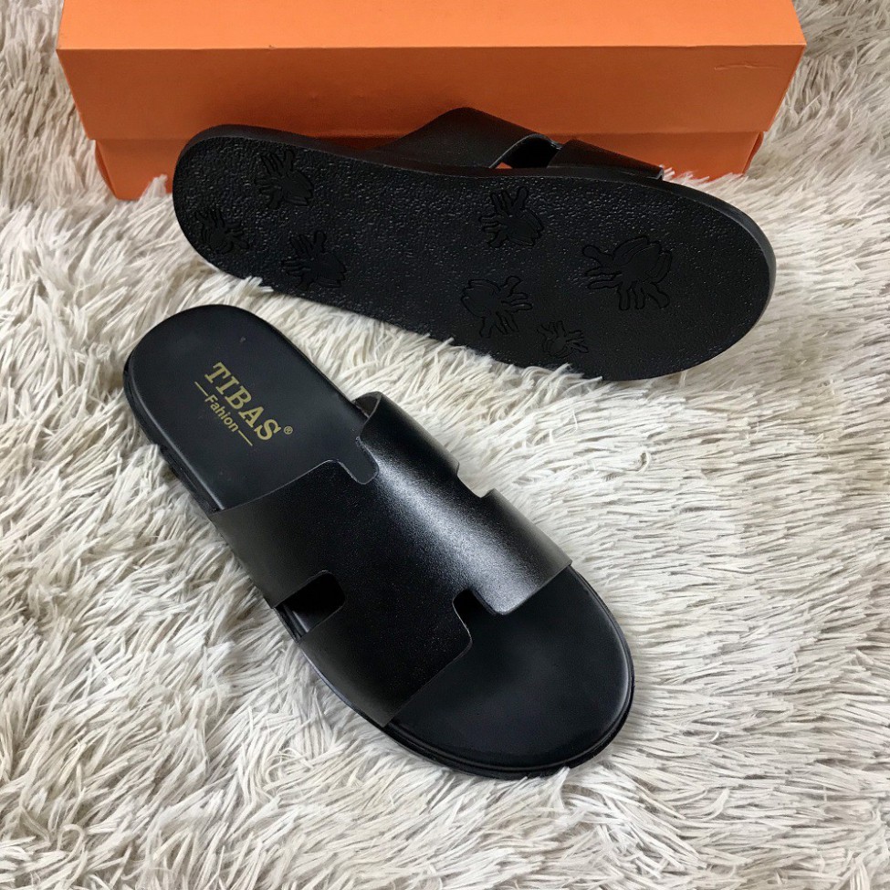 (Top Bán Chạy) Dép Quai Ngang⚡️Free Ship⚡️ Dép Da Thật 100% - Bảo Hành 12 Tháng