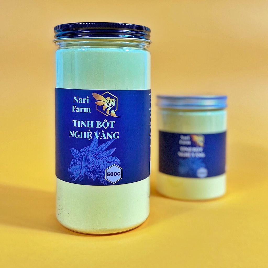 Tinh bột nghệ nguyên chất Nari Farm 50g-250g - Tinh bột nghệ vàng tự nhiên