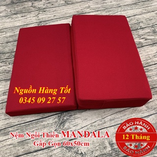 Tọa Cụ Bồ Đoàn YOGI 60x50cm - Nệm Ngồi Thiền Gấp Gọn Giúp Thư Giản, Giảm Căng Thẳng Mệt Mỏi.