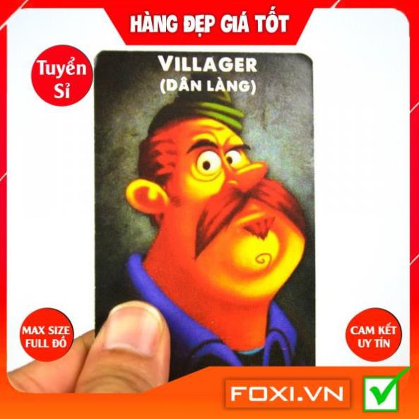 Boardgame Ma Sói One Night Ultimate Werewolf Foxi-Phiên bản Việt Hóa-Bài Cao Cấp-Trò chơi trí tuệ