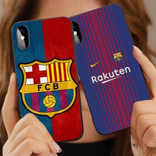 Ốp Lưng Silicone Mềm In Hình Logo Đội Tuyển Barcelona Cho Iphone 8 Plus X Xr Xs 11 Pro Max R24