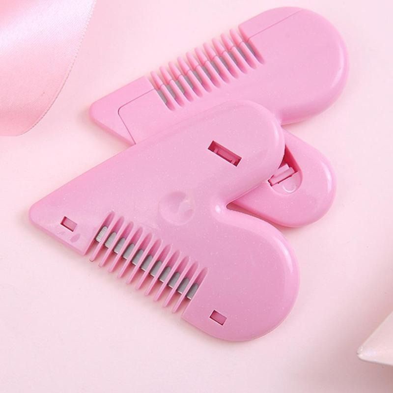 Lược cắt tỉa tóc, lông,hình trái tim nhỏ gọn tiện lợi