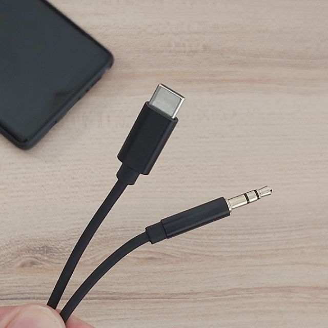 Cáp chuyển usb type-c ra loa dài 1m - Type-c to 3.5 - Type-c ra 3.5 samsung