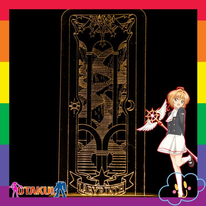 Đèn Ngủ Thẻ bài Sakura Clearcard thủ lĩnh thẻ bài cardcaptor Clear card