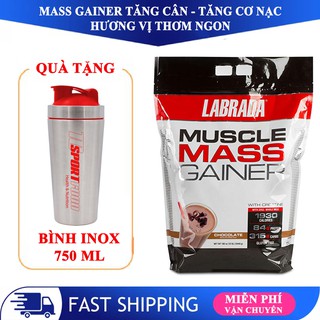 Sữa tăng cân tăng cơ Muscle Mass Gainer hương socola bịch 5.4 kg – hàng BBT