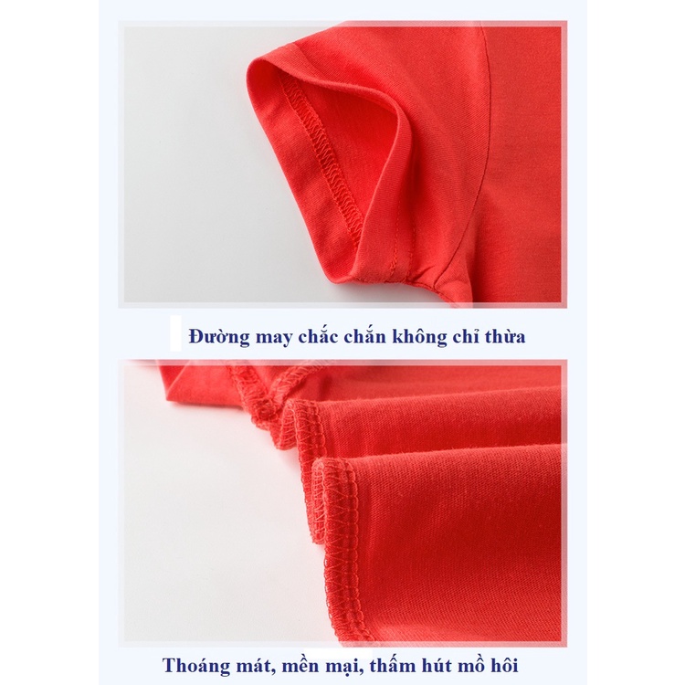 Áo bé trai bé gái hàn quốc thun trơn size đại thời trang trẻ em 2 đến 8 tuổi BigKids