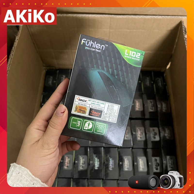 Chuột máy tính laptop có dây gaming Fuhlen bảo hành 12 tháng AKIKO AK L102