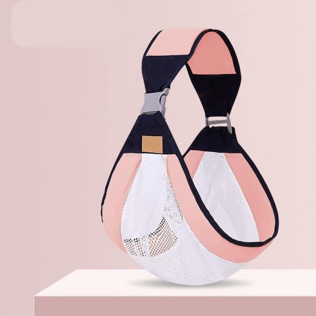 Địu cho bé sơ sinh, địu lưới cho bé sơ sinh hình võng thông thoáng