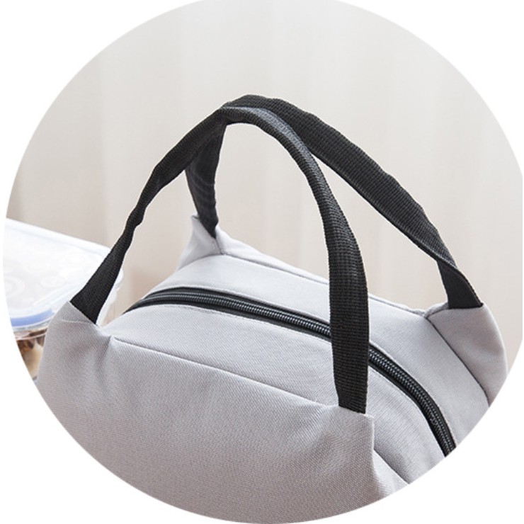 Túi giữ nhiệt hộp cơm văn phòng, du lịch, túi lót bạc cách nhiệt, chống thấm nước tiện dụng