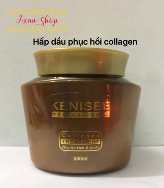 HẤP DẦU PHỤC HỒI COLAGEN KENISEE (Mua 2 hủ tặng 1 mủ trùm đầu để hấp lạnh)