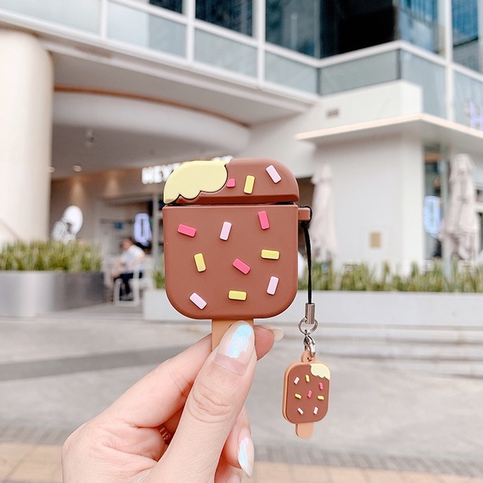Vỏ bảo vệ tai nghe bluetooth Airpods bằng Sillicone dẻo, ốp Case cute, Airpods 2/pro