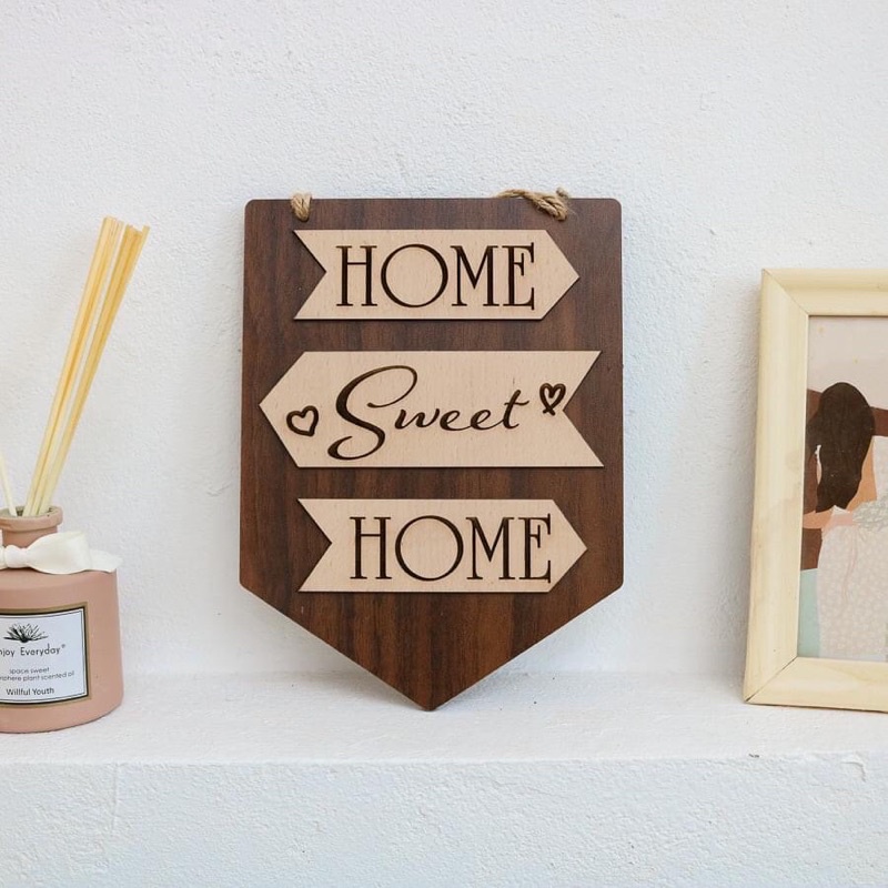 Bảng gỗ decor trang trí gia đình nhà cửa dễ thương ý nghĩa và làm quà tặng