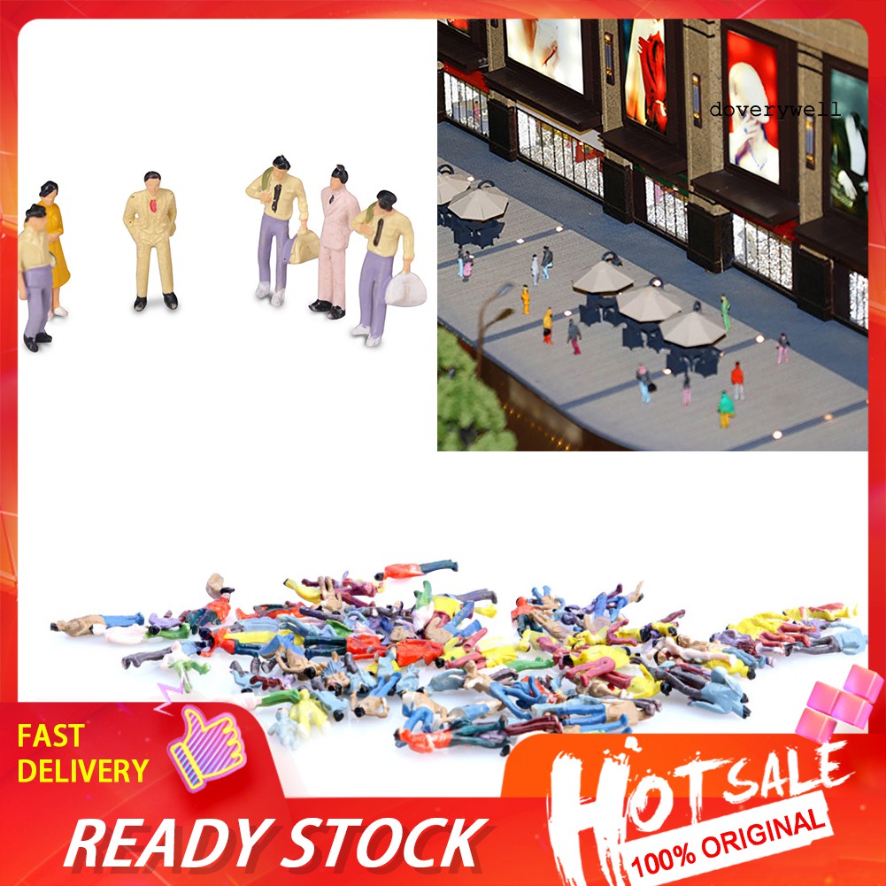 Set 100 mô hình người mini tỉ lệ 1: 100 chuyên dùng