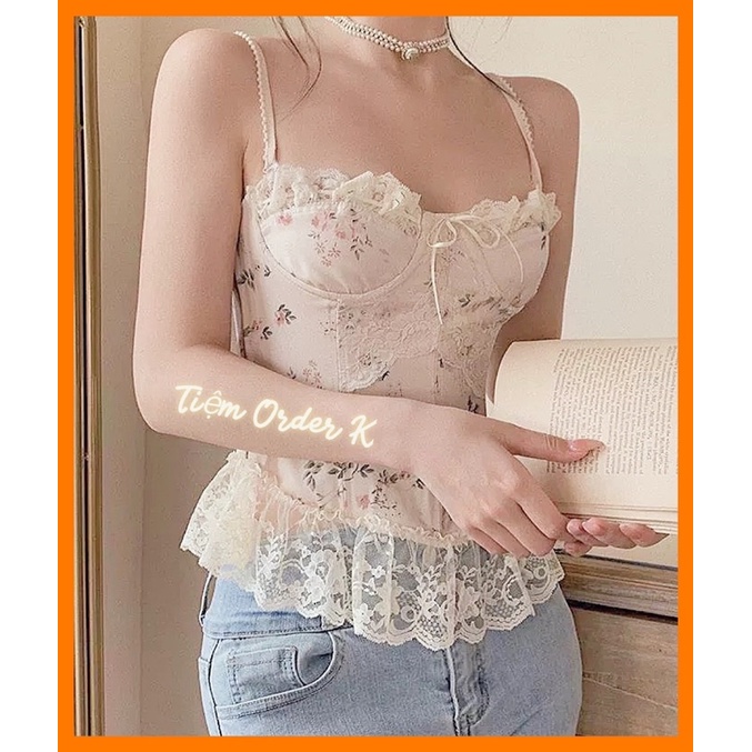 ♥️Áo Ren Hoa VintageFzsizd Dưới 55kg