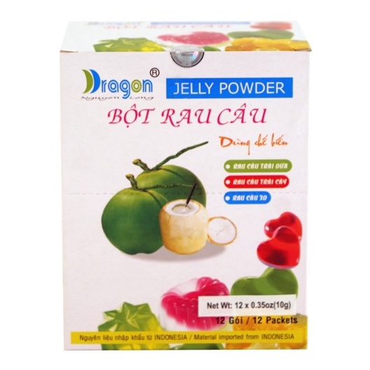 1 Hộp Bột Rau Câu Dragon Trái Dừa  Nguyễn Long