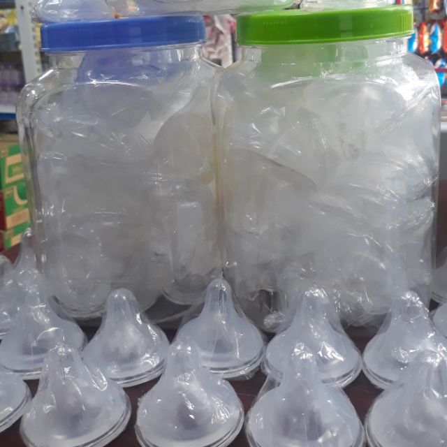 [Sỉ hộp 40c]Núm ti thay thế bình sữa cổ rộng