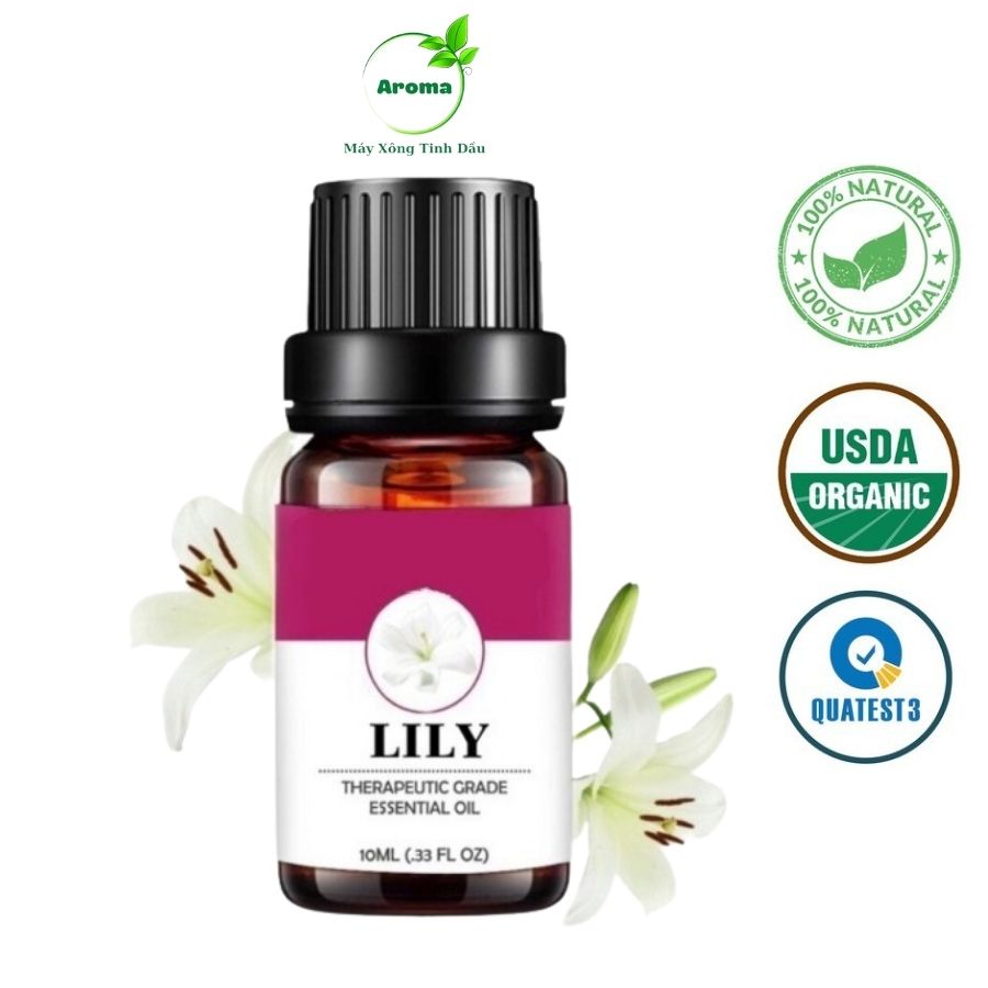 Tinh dầu Hoa Ly Lily Nature Life, xuất sứ thiên nhiên không pha tạp chất, có giấy kiểm định COA