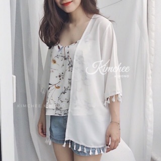 Áo khoác , áo kimono.áo von.áo vol,áo cadigan tua rua mẫu 1