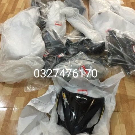 Bộ nhựa dàn áo xe WAVE RSX 100 zin honda màu đen