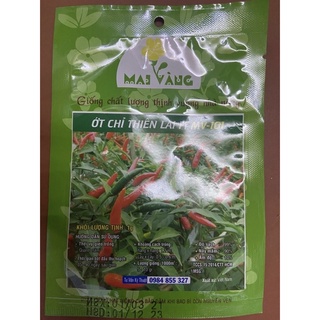 Hạt giống ớt chỉ thiên lai - hiệu mai vàng - tỉ lệ nảy mầm 90-95%