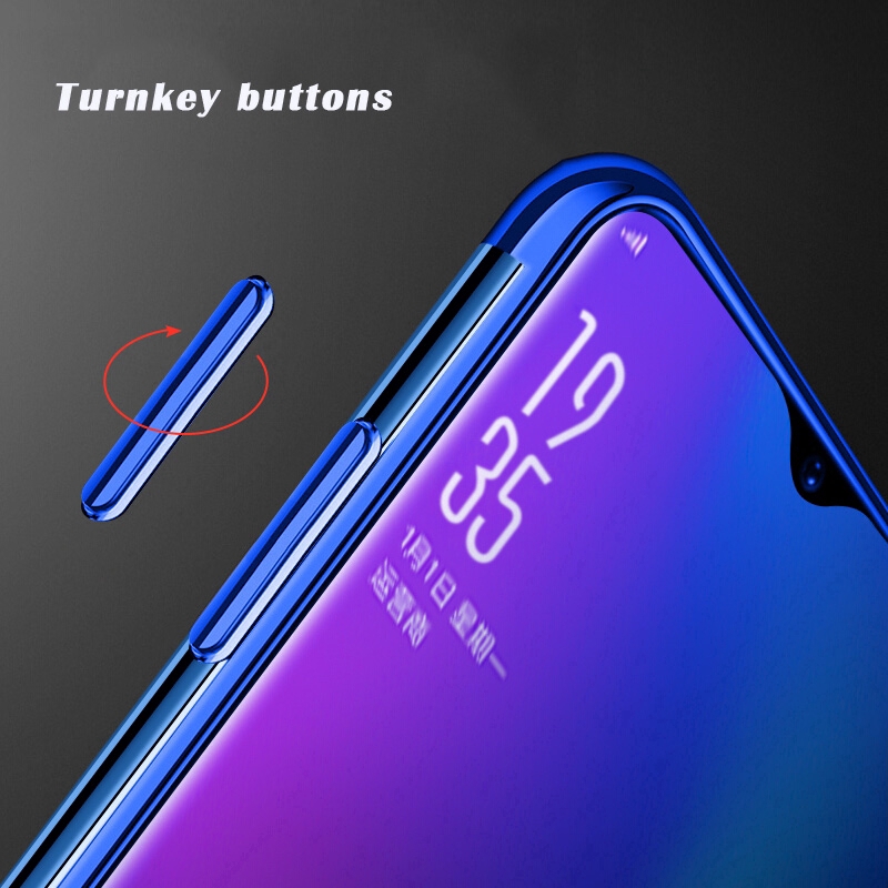 OPPO R17 Pro R9 R9S R11 R11S Plus Case Plating Slim Clear Soft TPU Silicone Shockproof Cover Shell