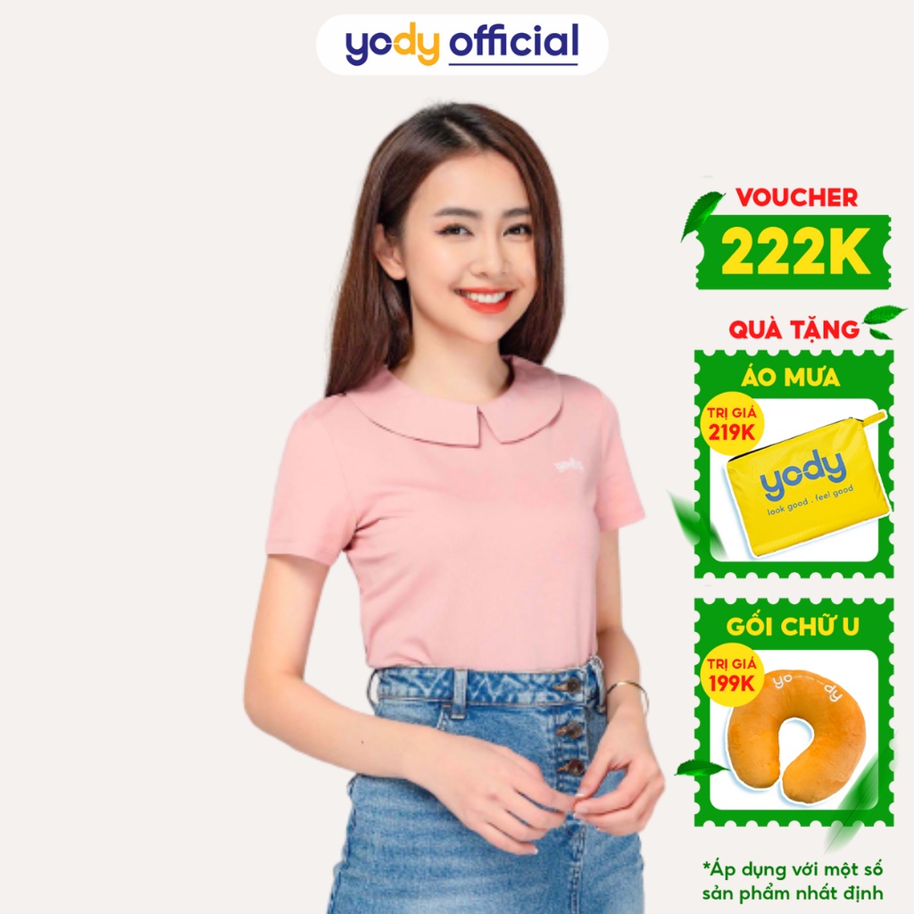 Áo Polo Yody Cotton mắt chim cổ sen Thun ngắn tay APN3688