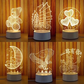 Đèn ngủ led 3d