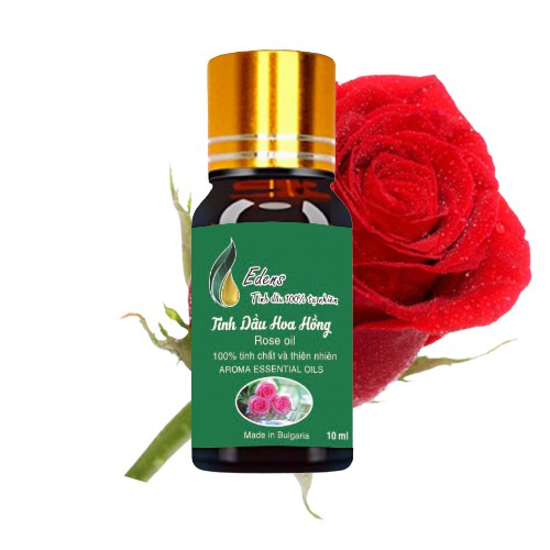 Tinh dầu Hoa Hồng Ấn Độ nguyên chất 10ml, Tinh Dầu Xông Phòng Thư Giãn, Thơm Dịu Nhẹ.