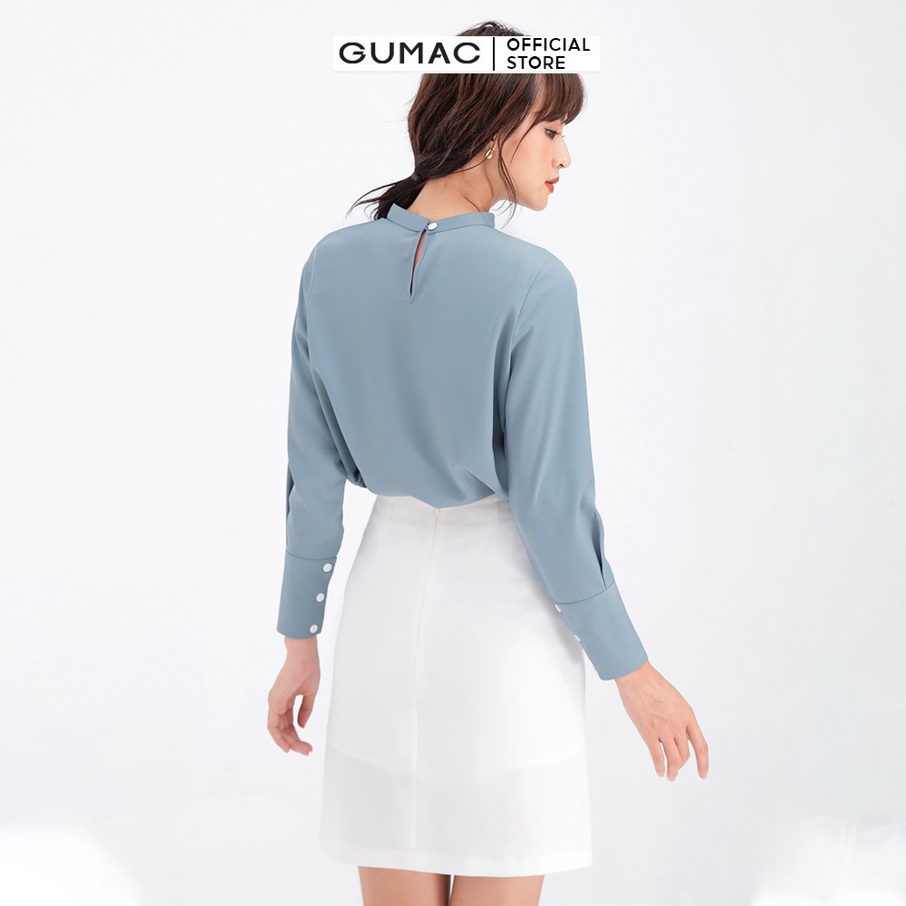 Chân váy phối nút GUMAC nhiều màu năng động VB632 | BigBuy360 - bigbuy360.vn