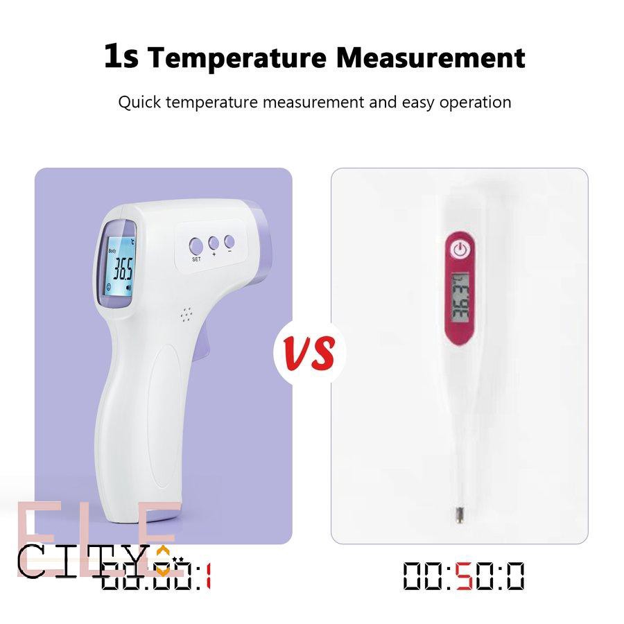 CHO XEM HÀNG Nhiệt kế hồng ngoại nhựa ABS màn hình LCD đo nhiệt độ qua trán không cần tiếp xúc
