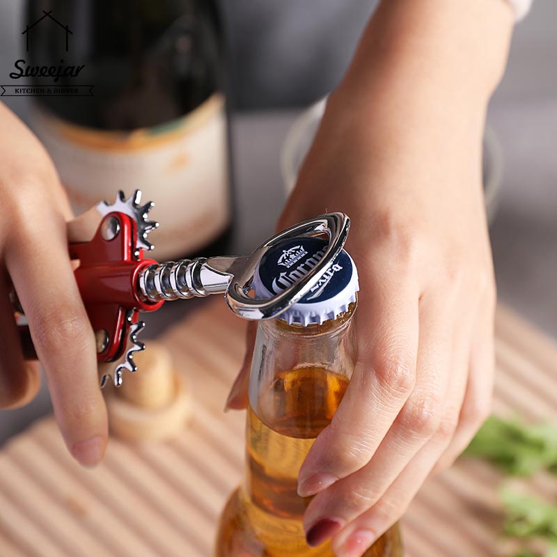 Dụng cụ mở nút chai rượu vang SWEEJAR bằng hợp kim kẽm tiện dụng cao cấp