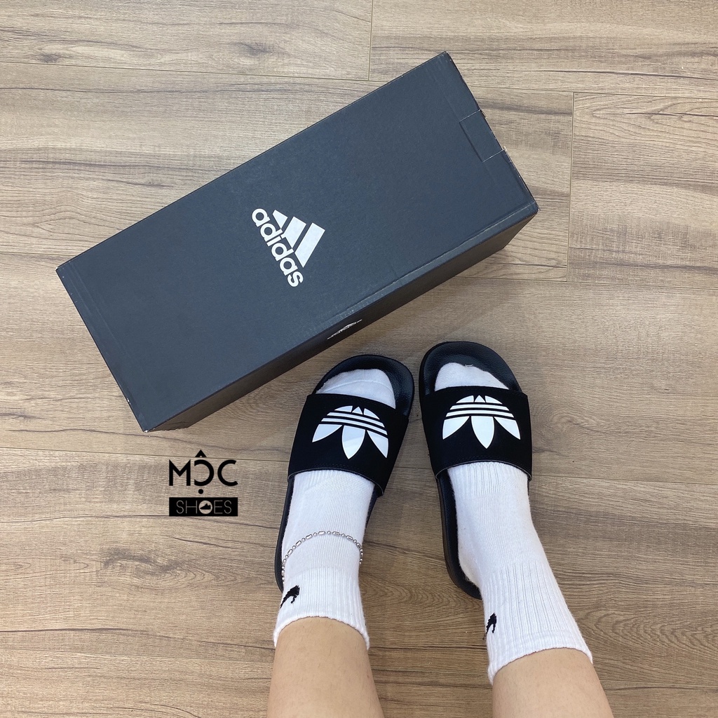 [CHÍNH HÃNG] DÉP ADIDAS LITE TRẮNG BẠC *WHITE/SILVER* - Code: GZ6197