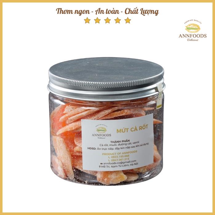 Mứt Cà Rốt Sấy Khô Mứt Cà Rốt Dẻo Siêu Thơm Ngon Nhà Làm Không Chất Bảo Quản - Annfoods