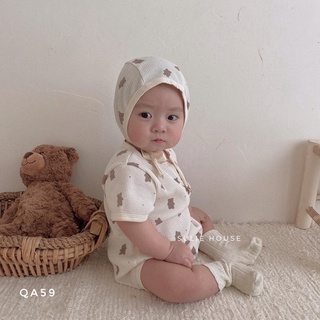 Set body kèm mũ gấu be - qa59
