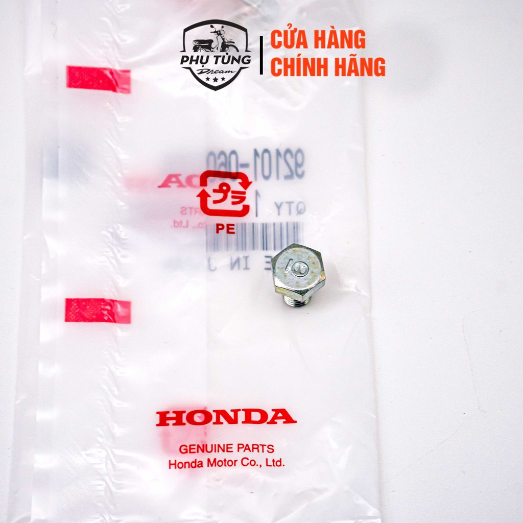 Bu lông 6x10 bắt nhông tải trước xe dream số 10 - Honda Nhật Bản