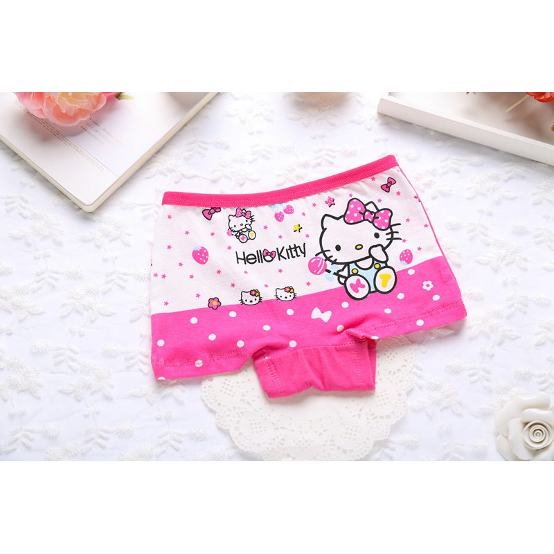 Set 4 quần lót bé gái cotton mềm mại - Quần chip cho bé gái - Quần lót đùi bé gái dễ thương - Quần chip đùi cho bé gái