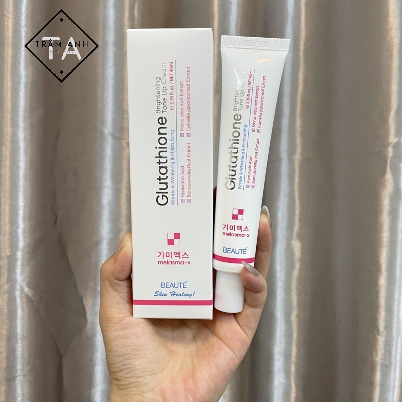 KEM DƯỠNG NÂNG TONE MELASMA - X GLUTATHIONE BRIGHTENING TONE UP CREAM 40ML