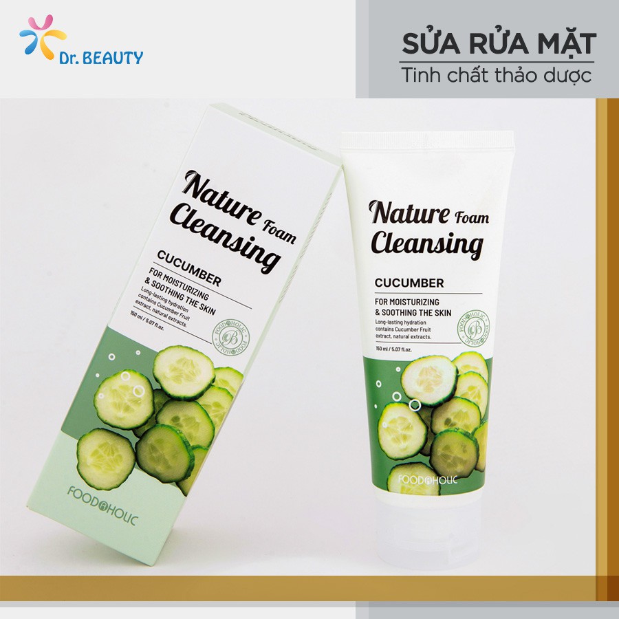 Sữa rửa mặt FOODAHOLIC🌺Làm sạch bã nhờn và làm sạch tế bào sừng🌺dưỡng ẩm cho da
