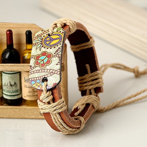 Vòng Đeo Tay Phong Cách Vintage Cá Tính Cho Nam Và Nữ