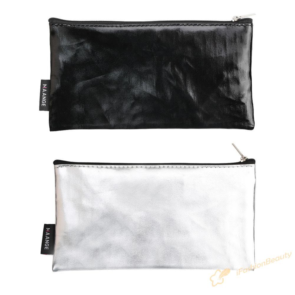 【New】Multifunctional PU Leather Cosmetic Bag Makeup Brush Storage Bags Organizer
