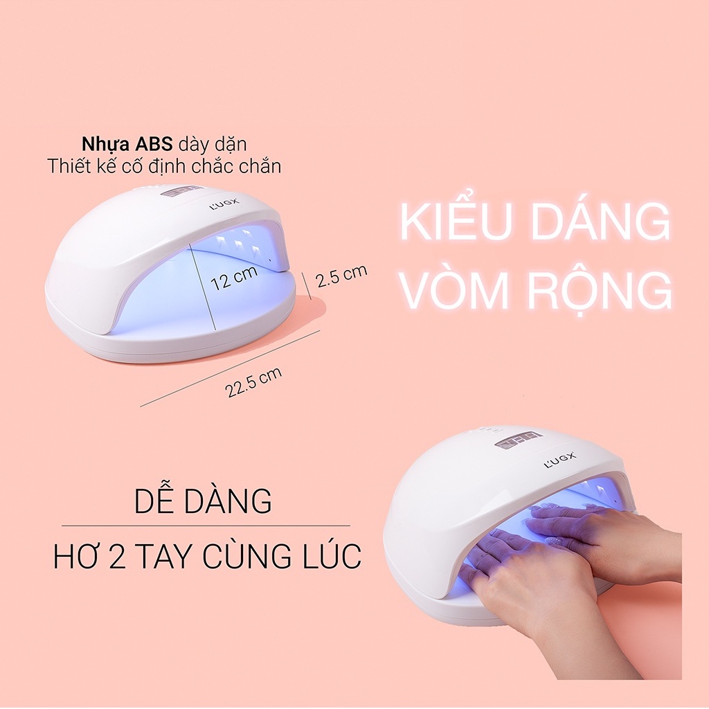 Máy hơ tích điện L'ugx LG200S chính hãng 60W 36 bóng đèn