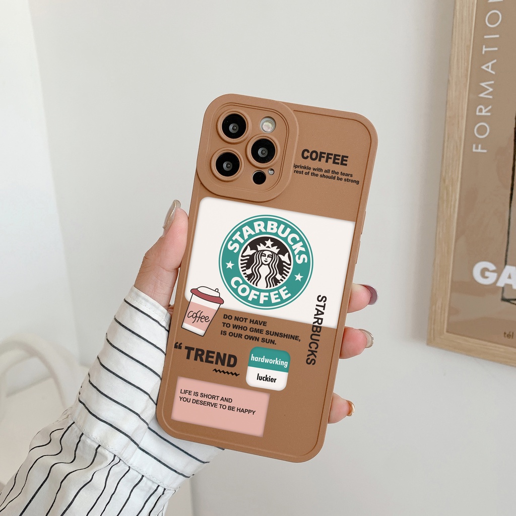 Ốp lưng iphone cạnh vuông lỗ camera star.buks 6s/6splus/7/7plus/8/8plus/x/11/12/13/pro/max/plus/promax-Sale Hot D1-4