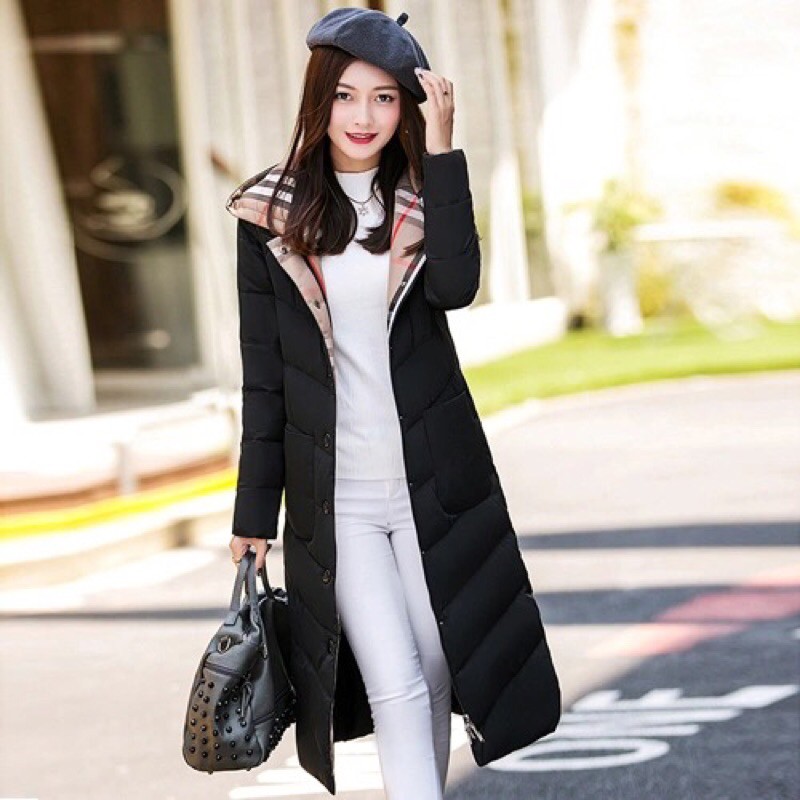 ÁO PHAO DÁNG DÀI HÀNG QUẢNG CHÂU CAO CẤP